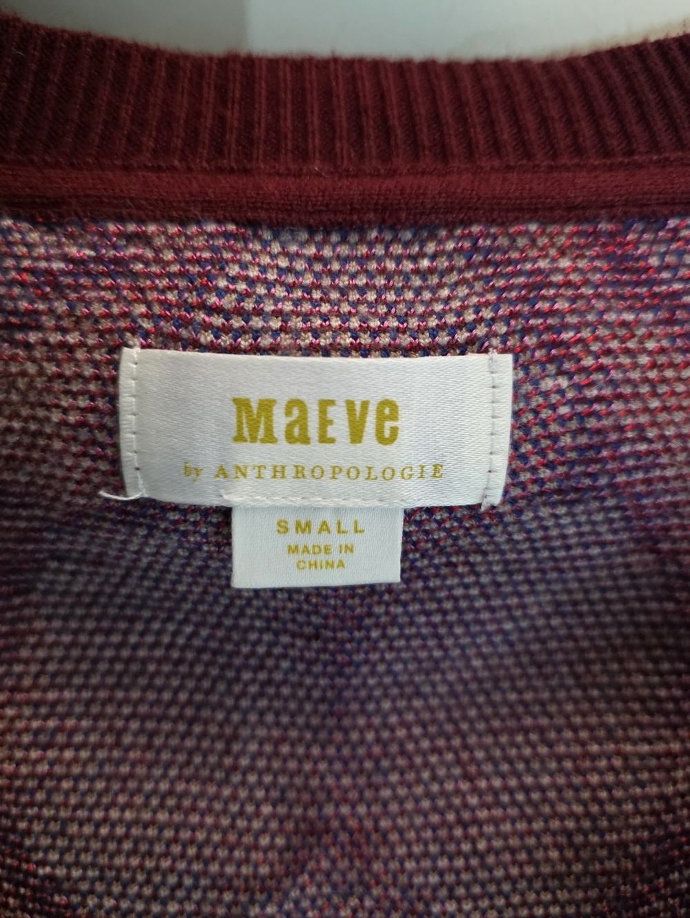 Anthropologie Maeve Dera Sweater Vest  Floral Button Down Cardigan - Picture 5 of 6